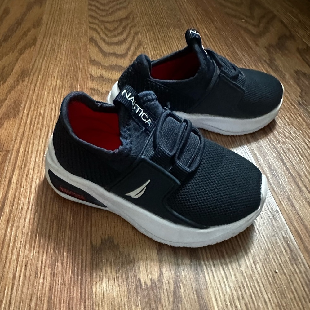 Nautica Kids Black and White Sneakers